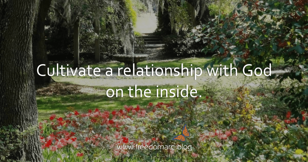 123. Cultivate a Garden&nbsp;Relationship